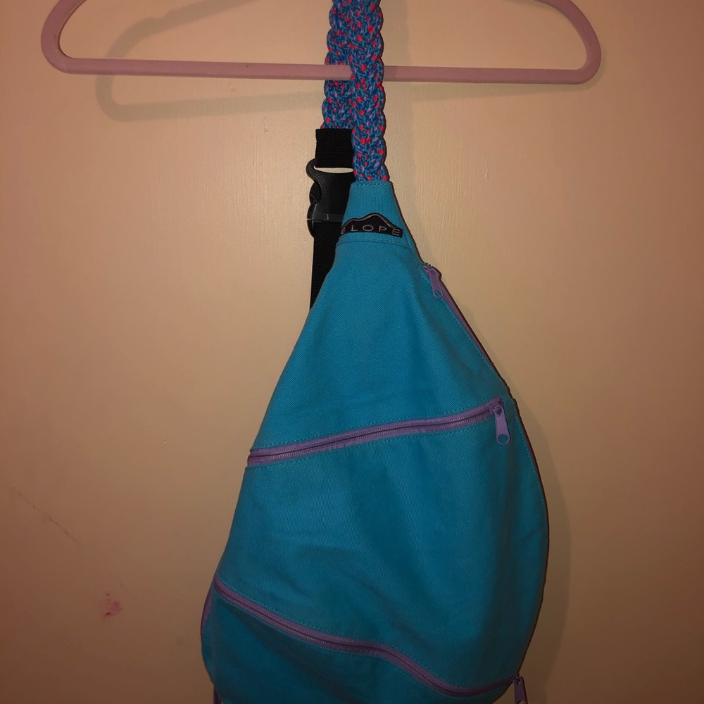 Slope over the shoulder bag